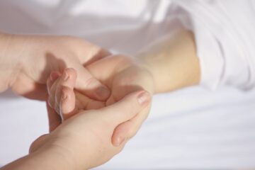 Séance de massage par acupression